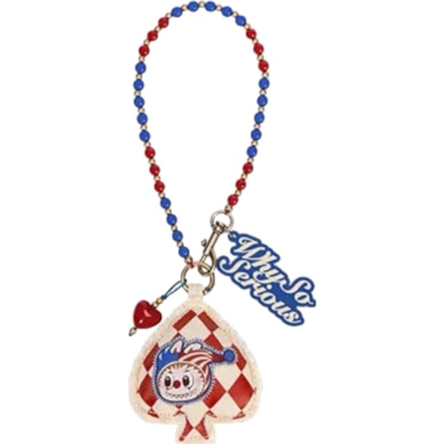 Pop Mart WHY SO SERIOUS Series Labubu Juggling Clown Pendant Chain