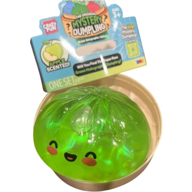 Squishy Bun The Original Mystery Dumpling Apple Scented Green Holographic Dumpling Chase