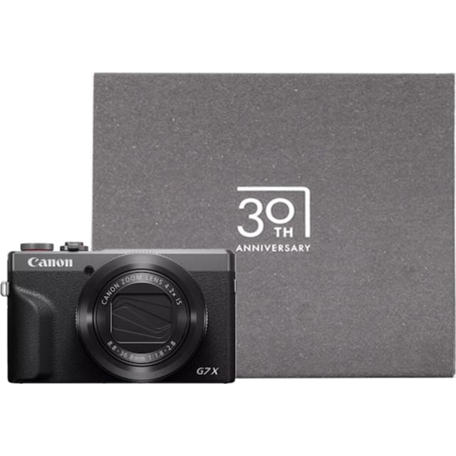 Canon PowerShot G7 X Mark III 30th Anniversary Limited Edition 7563C016 (EU Plug) Graphite (No Peak Design Strap)