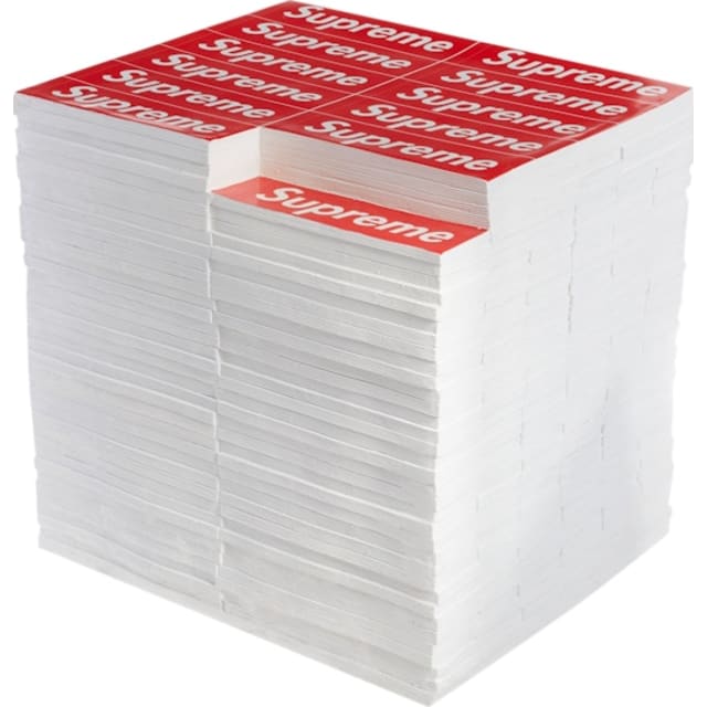 Supreme Rotary Hero Sticker Bricks Stool Side Table Red