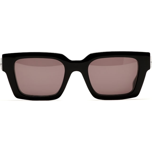 OFF-WHITE Virgil Square Frame Sunglasses Black/Grey (OERI126S24PLA0011007)