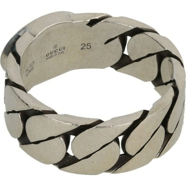 Gucci Silver Gucci Interlocking G Ring Silver