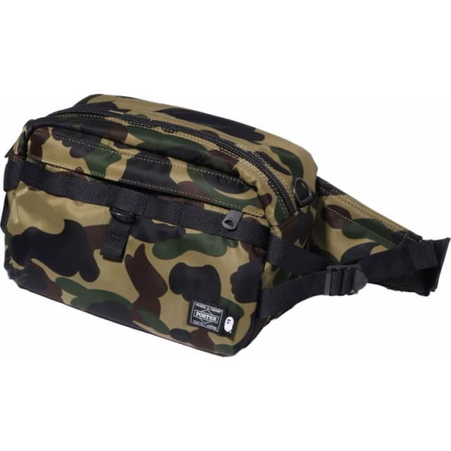 x Porter 1st Camo Waist Bag (FW23) Green
