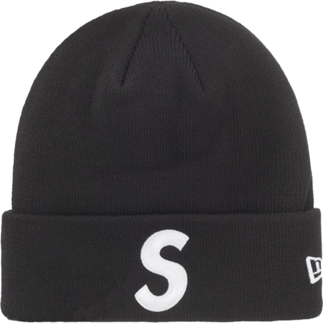 Supreme New Era S Logo Beanie (FW24) Black