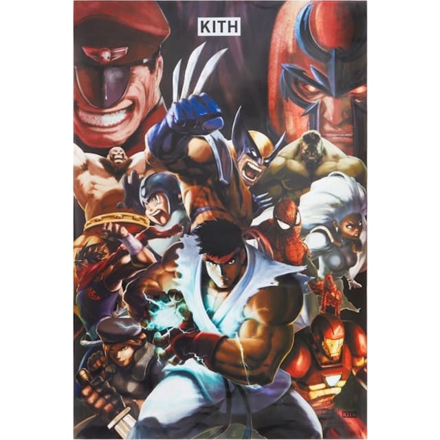 Kith x Marvel Capcom Poster Poster Multi