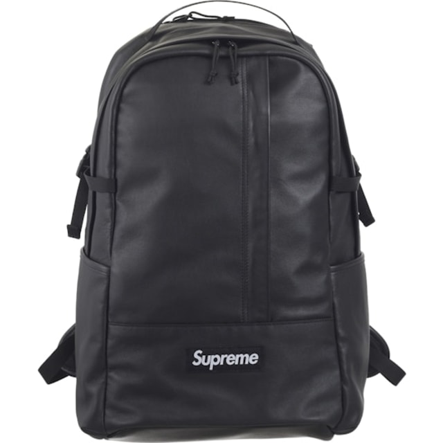 Leather Backpack Black