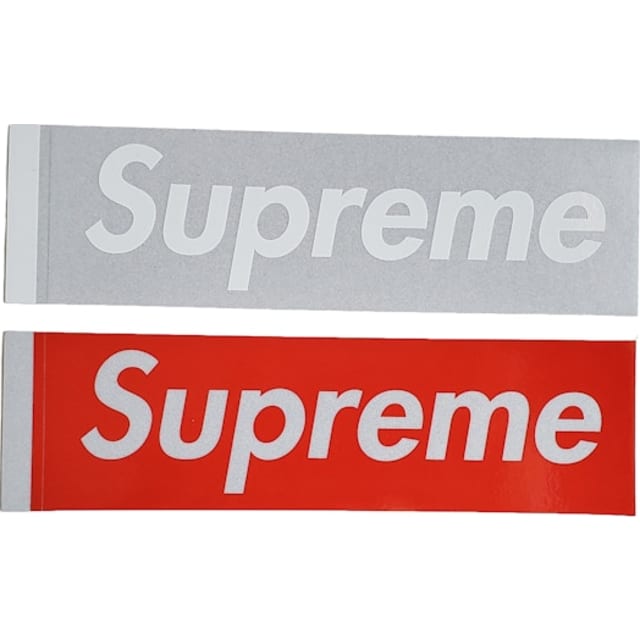 Supreme 3M Reflective Box Logo Sticker Set