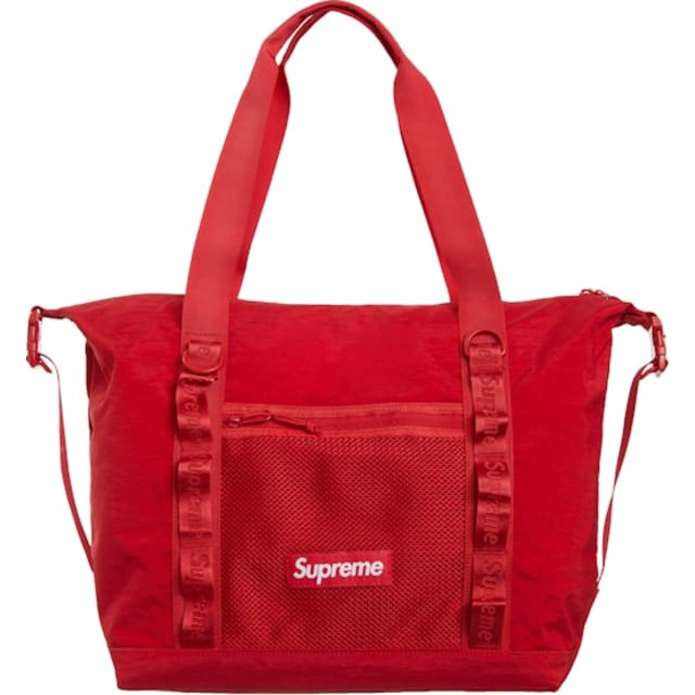 Zip Tote Dark Red