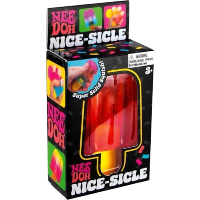 NeeDoh Nice-sicle Popsicle Squishy Fidget Toy Red