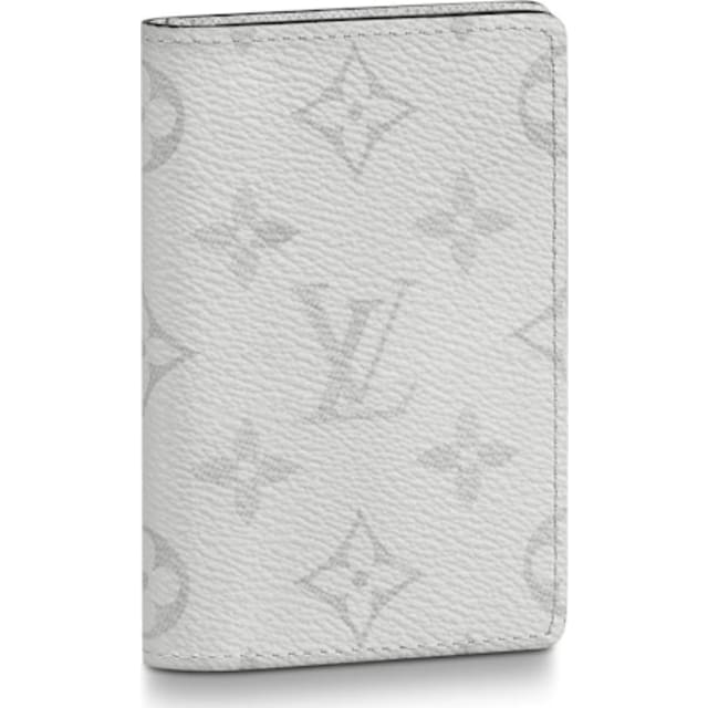 Louis Vuitton Pocket Organizer Monogram Antarctica Taiga White