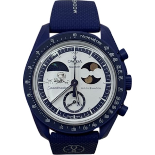 Swatch x Omega Bioceramic Moonswatch Mission To Earthphase Moonshine Snoopy Gold (Corn Moon) SO33N702L