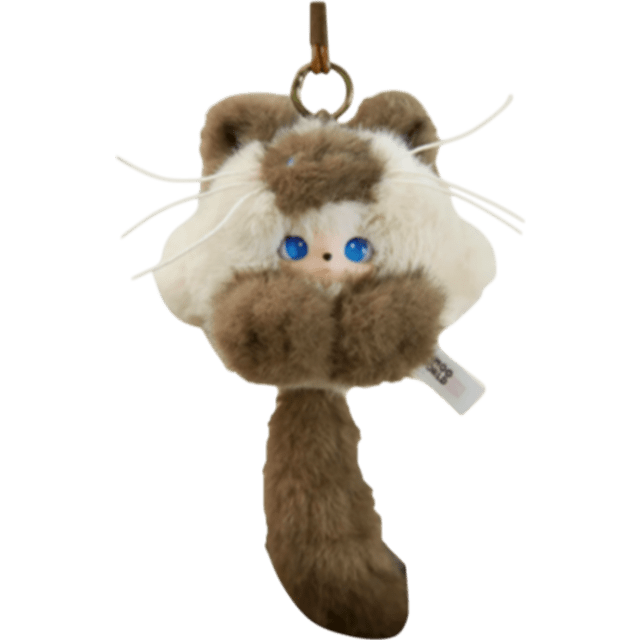 Dimoo Rolling Plush Fluffy Ball Kitty