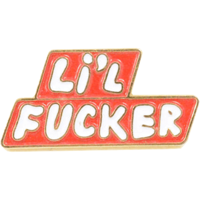 Supreme Li'l Fucker Pin Gold
