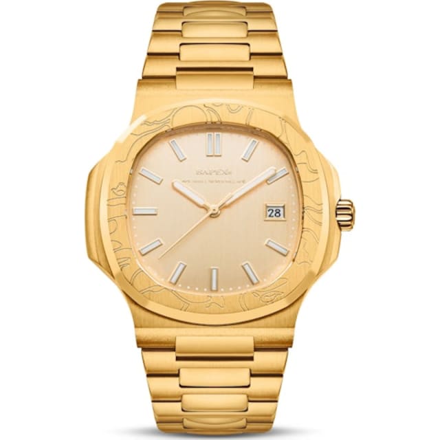 BAPE Type 10 BAPEX Watch Gold