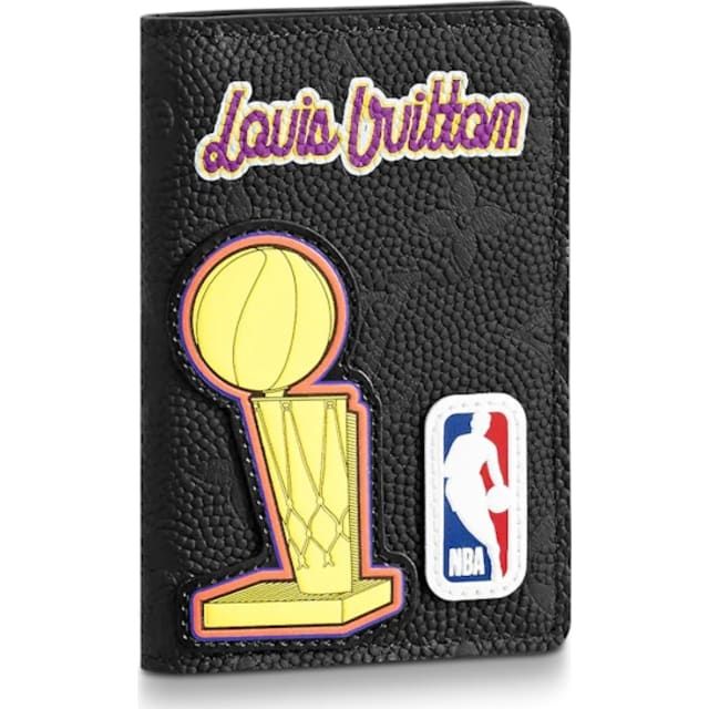 Louis Vuitton x NBA Hero Jacket Leather Pocket Organizer Black