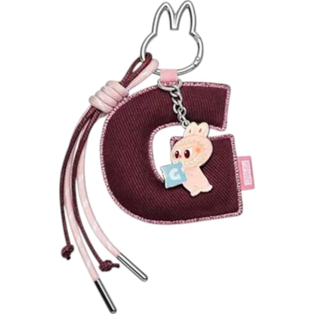 Pop Mart Labubu The Monsters Pin for Love Series "G" Letter Pendant
