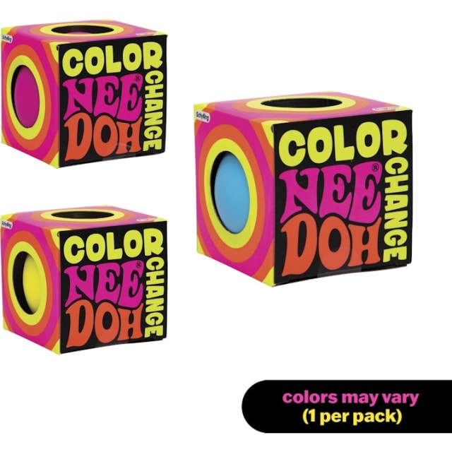 NeeDoh Color Change set of 3 Squishy Fidget Toy