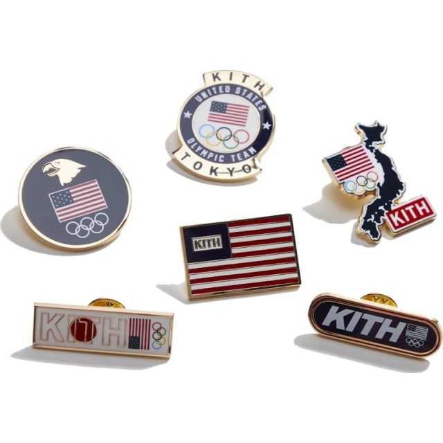 Kith for Team USA Pins Set Multi