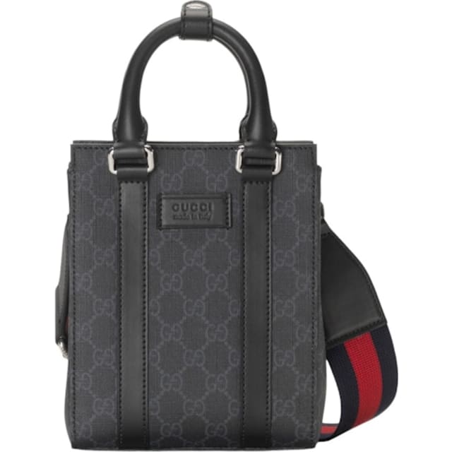 GG Supreme Canvas Tote Bag Black