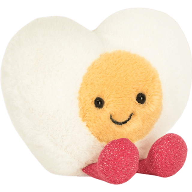 Jellycat Amuseables Heart Boiled Egg Plush