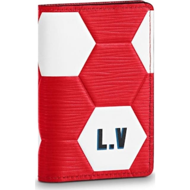 Louis Vuitton Pocket Organizer Hexagonal FIFA World Cup Rouge