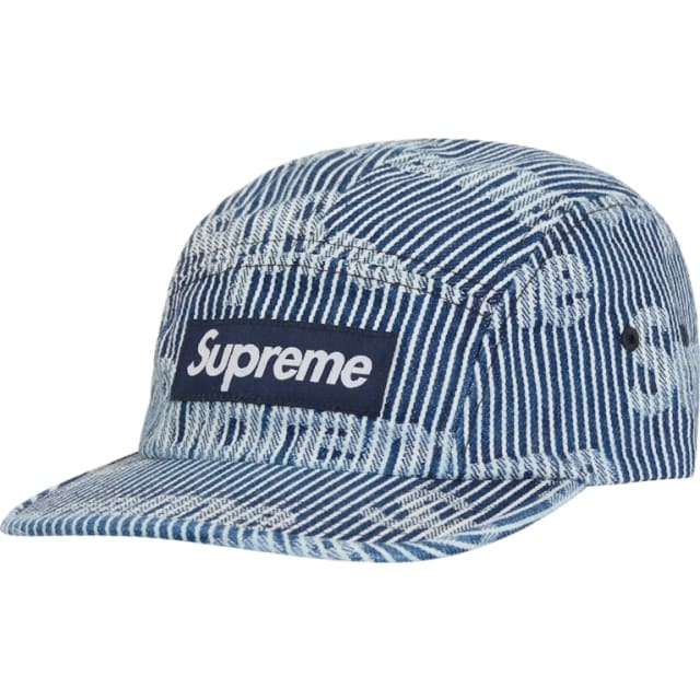 Supreme Denim Camp Cap SS24 Stripe
