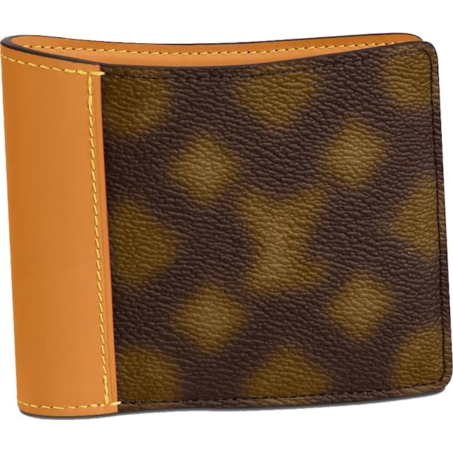 Louis Vuitton Slender Wallet Blurry Monogram Brown