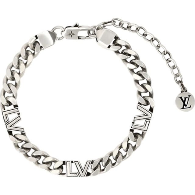 Louis Vuitton LV Club Bracelet Stearling Silver