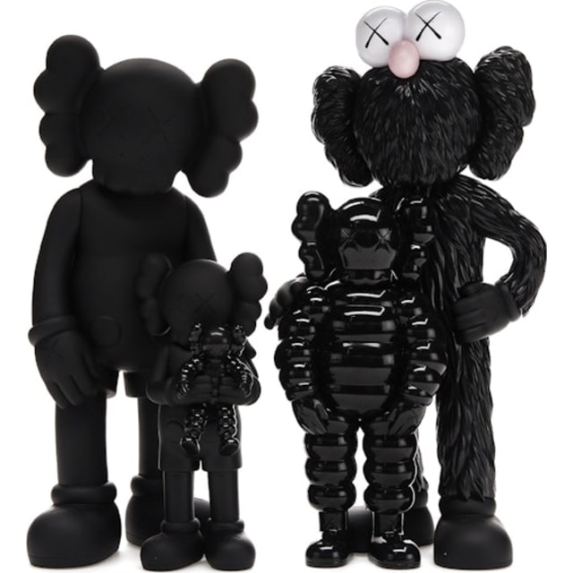 KAWS Family Vinyl Figures Black