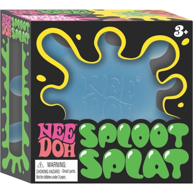 NeeDoh SplootSplat Squishy Fidget Toy Blue