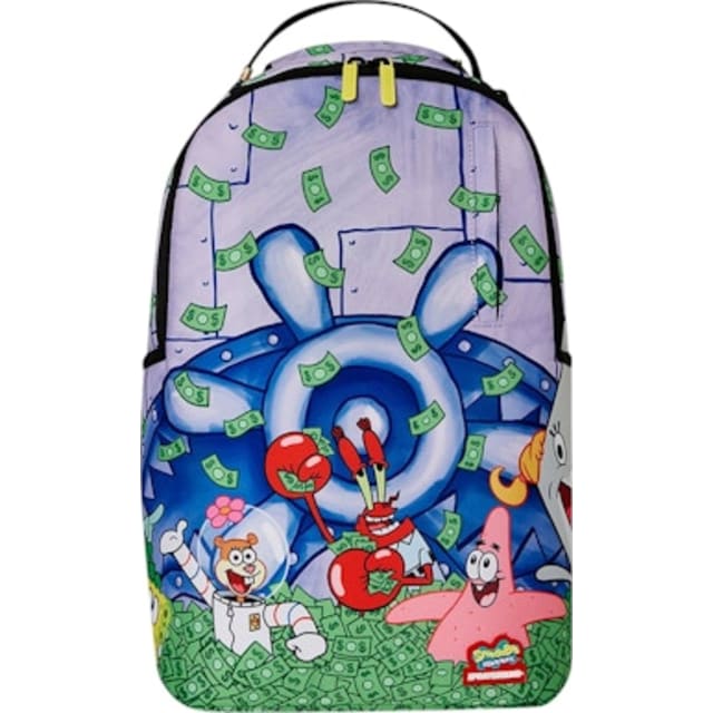 SpongeBob Crew Money Bath DLXR Backpack Multicolor