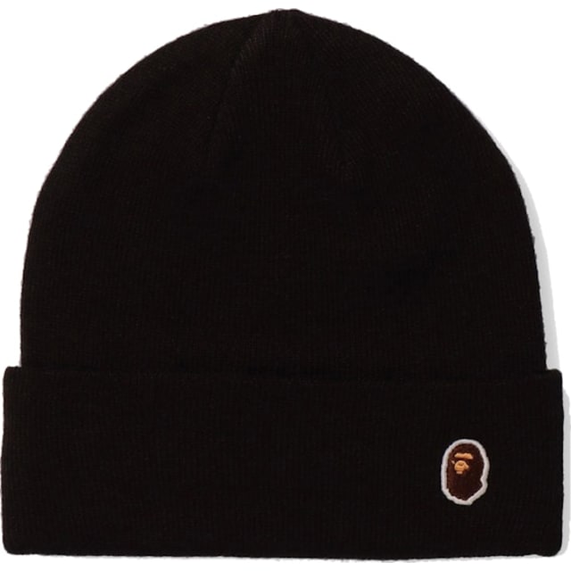 Ape Head One Point Knit Cap (FW21) Black