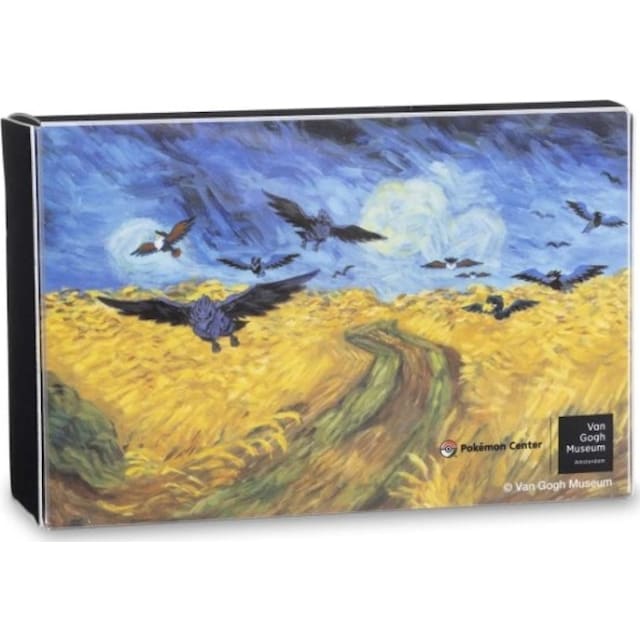 Pokemon Center x Van Gogh Museum: Corviknight Inspired by Wheatfield with Crows Double Deck Box