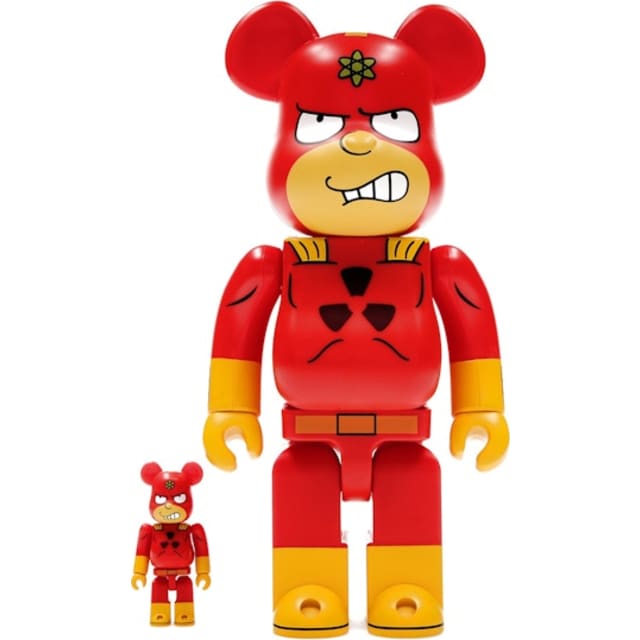 Bearbrick The Simpsons Radioactive Man 100% & 400% Set