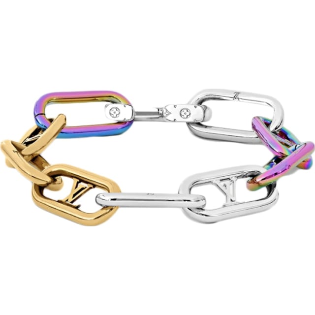 Louis Vuitton Signature Chain Bracelet Multi