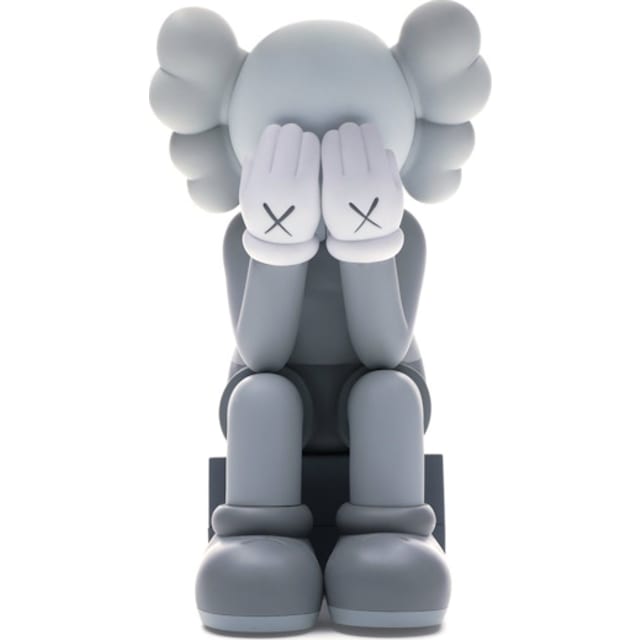 KAWS Passing Through Open Edition Vinyl Figure Grey