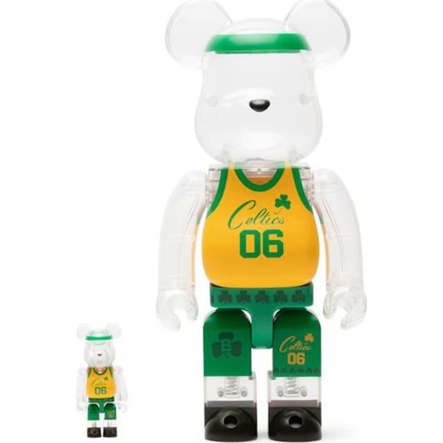 Bearbrick x Bodega x NBA Worldwide Respect Boston Celtics 100% & 400% Set