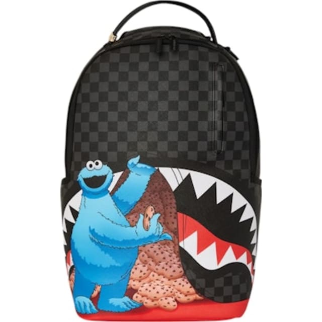 Sesame Street Cookie Monster Snack Attack DLXSV Backpack Multicolor