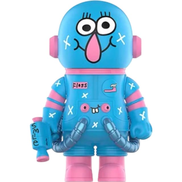 Pop Mart Mega Space Molly 400% Jon Burgerman Space Cadets Series Floss Figure
