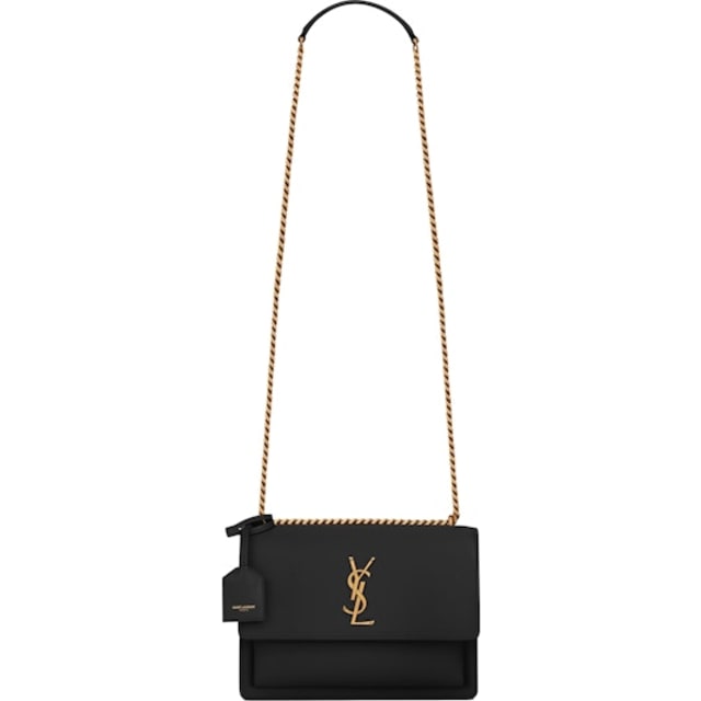 Sunset Chain Bag Medium Noir