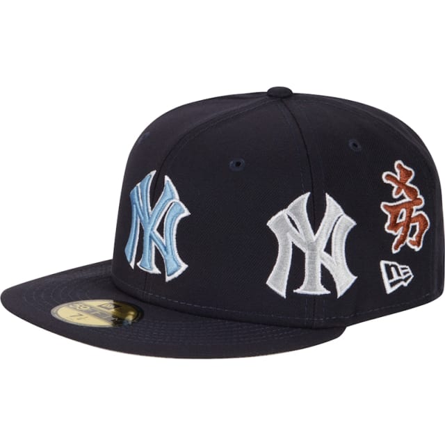 New York Yankees Kanji New Era Fitted Hat Navy