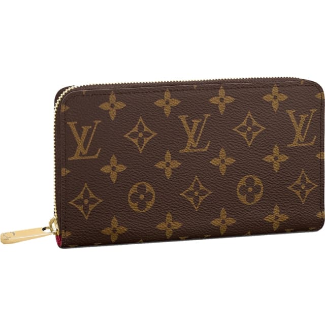 Louis Vuitton Zippy Wallet Monogram Fuchsia