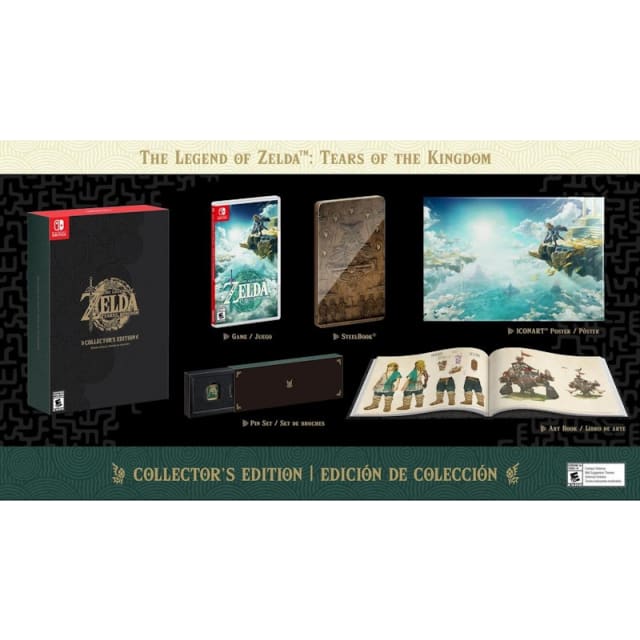Nintendo Switch Legend of Zelda: Tears of the Kingdom Collector's Edition Video Game (ENG Version)