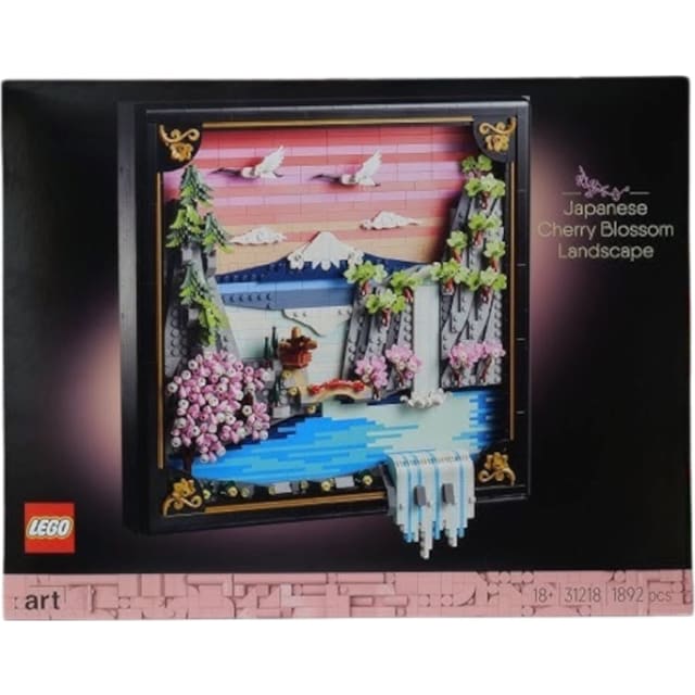 LEGO Art Japanese Cherry Blossom Landscape Set 31218