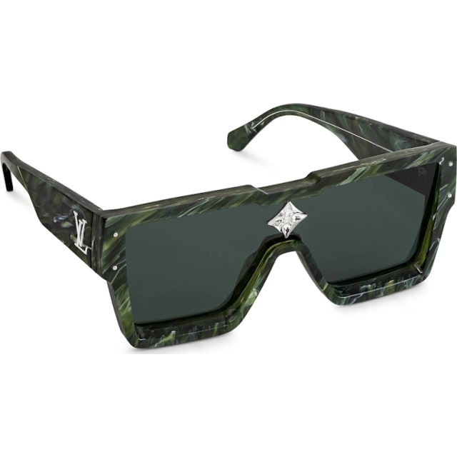 Louis Vuitton Sunglasses Cyclone Green Marble