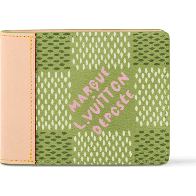 Louis Vuitton by Tyler, the Creator Slender Wallet Green Damier Golf