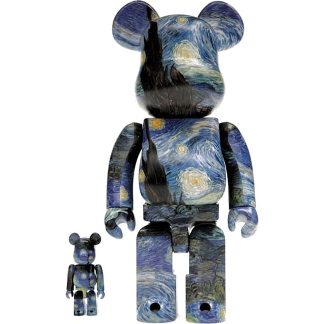 Bearbrick Vincent van Gogh The Starry Night 100% & 400% Set