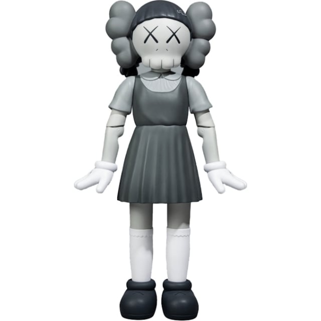 KAWS Young-Hee Vinyl Figure Monotone