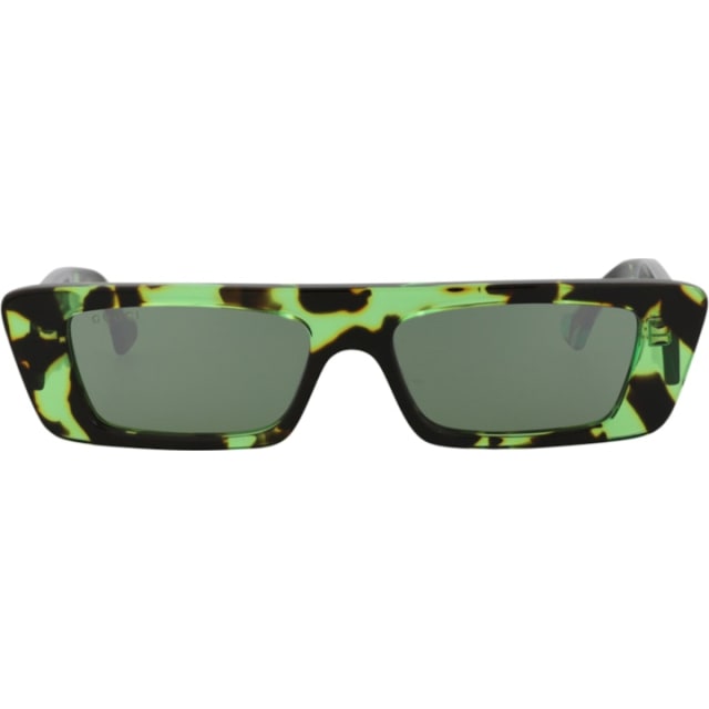 Gucci Square-Frame Recycled Acetate Sunglasses Havana Havana Green (GG1331S-30013890-008)