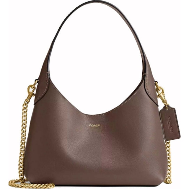 Brooklyn Shoulder Bag 23 Brass/Dark Stone